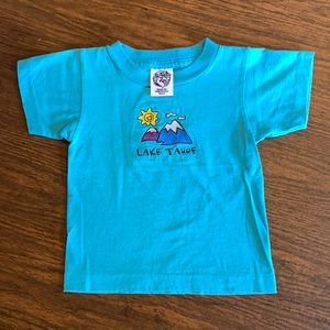 Lake Tahoe kids unisex short sleeve t shirt XS 2-4